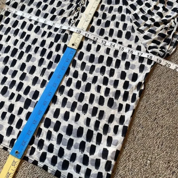 Anthropologie Weston Wear Made In San Francisco Button Paint Brush Top Lady XS - Picture 2 of 6